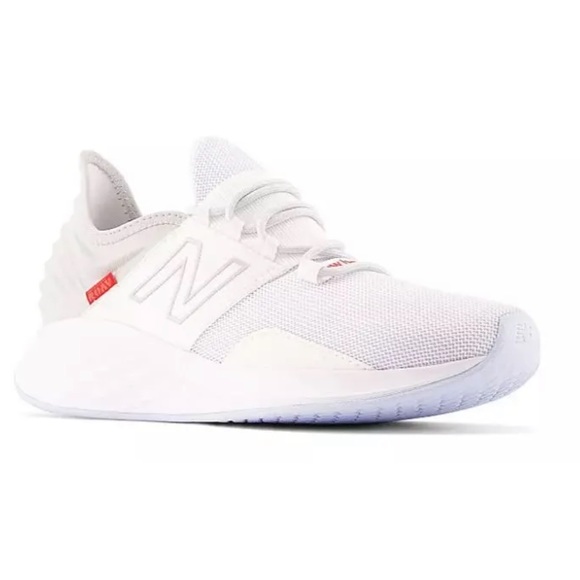 New Balance Fresh Foam ROAV White/Solar Men's Athletic Running Training Shoes - Picture 3 of 5